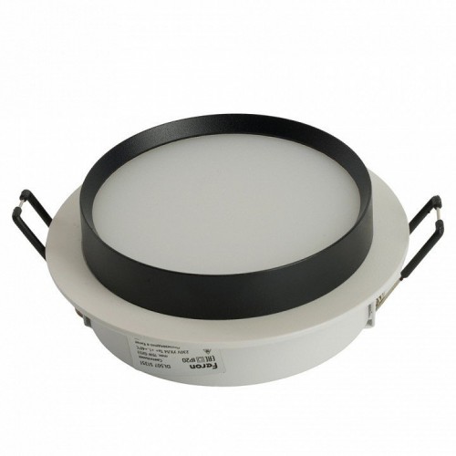 Светильник встраиваемый Feron DL507 потолочный GX53 белый + черный круг 51351