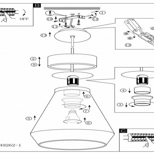 Подвесной светильник Eglo Vintage 49262
