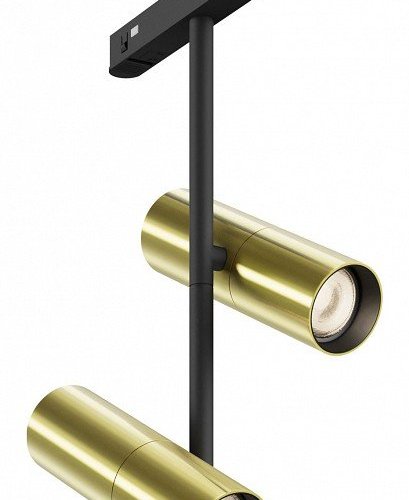 Трековый светильник Maytoni Elti Duo TR005-2-2X12W3K-BBS Трековый светильник Maytoni Elti Duo TR005-2-2X12W3K-BBS