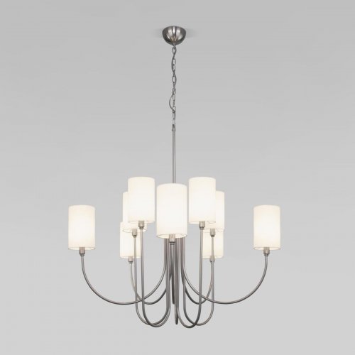 Подвесная люстра Eurosvet Abbey 60164/10 никель Smart