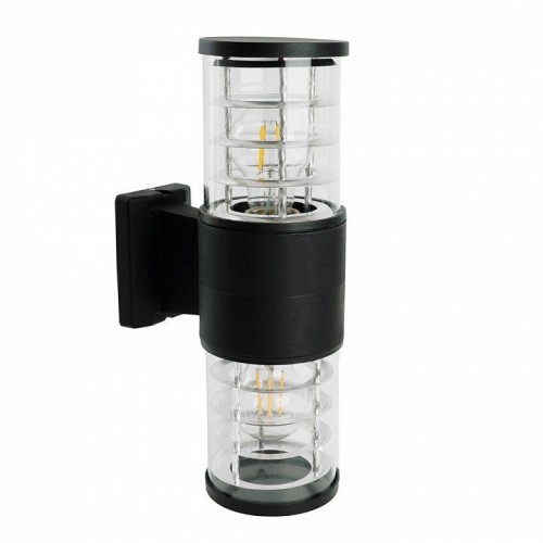 Светильник садово-парковый Feron.ONE DH0802-P, на стену вверх/вниз, E27 230V, черный пластик Светильник садово-парковый Feron.ONE DH0802-P, на стену вверх/вниз, E27 230V, черный пластик