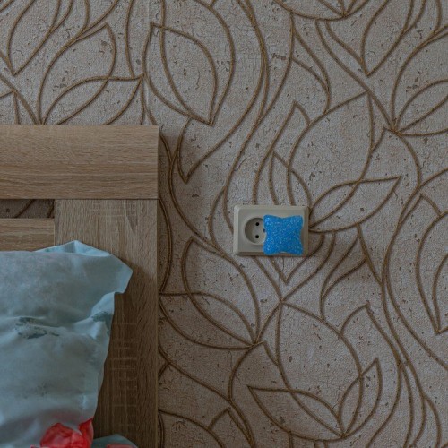 Настенный светодиодный светильник (10334) Uniel DTL-309-Звездочка/Blue/1LED/0,1W