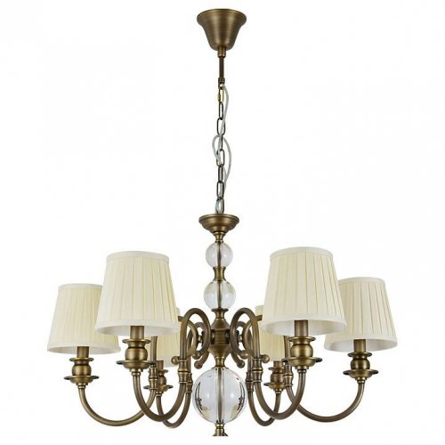 Подвесная люстра Newport 3100 3106/C black brass без абажуров