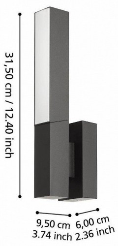 Уличный настенный светодиодный светильник Eglo Ugento 900709