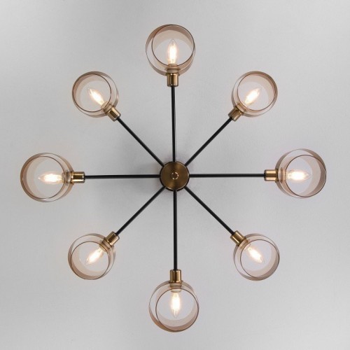 Потолочная люстра Eurosvet 70127/8 черный Потолочная люстра Eurosvet 70127/8 черный