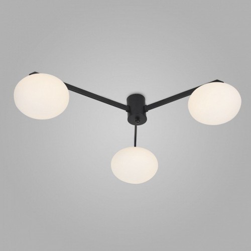 Потолочная люстра Eurosvet Opaline 70220/3 черный Потолочная люстра Eurosvet Opaline 70220/3 черный