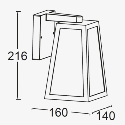 Настенный светильник уличный Oasis Light UNITE 2909 Gb Настенный светильник уличный Oasis Light UNITE 2909 Gb