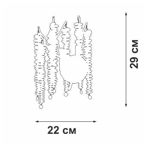 Бра Vitaluce V2855-8/2A