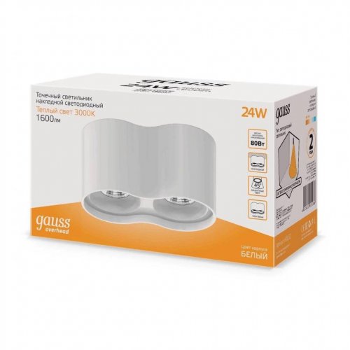 Потолочный светодиодный светильник Gauss HD032 Потолочный светодиодный светильник Gauss HD032