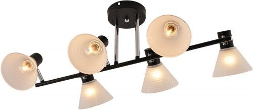 Потолочная люстра Reluce 01553-3.3-06B BK+CR