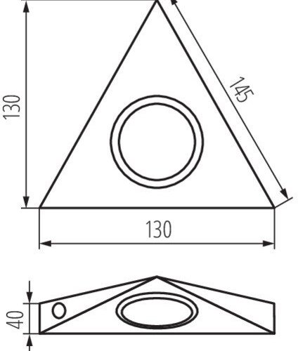 Мебельный светильник Kanlux ZEPO LED-T02/S-C/M 4386