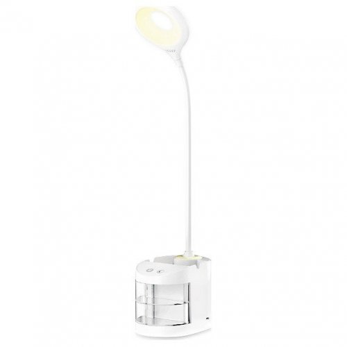 Настольная лампа офисная Ambrella DE56 DE561 WH белый LED 4200K 4W