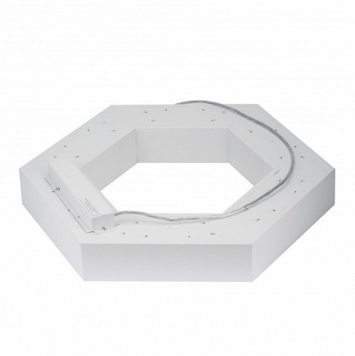 Подвесной светодиодный светильник Geometria ЭРА Hexagon SPO-124-W-40K-051 51Вт 4000К белый Б0050556
