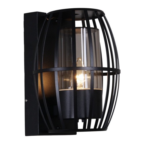 Настенный фонарь уличный  08331-9.2-001JH E27 BK