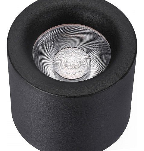 Накладной светильник iLedex Technical Metrica 113-12W-D100-3000K-24DG-BK