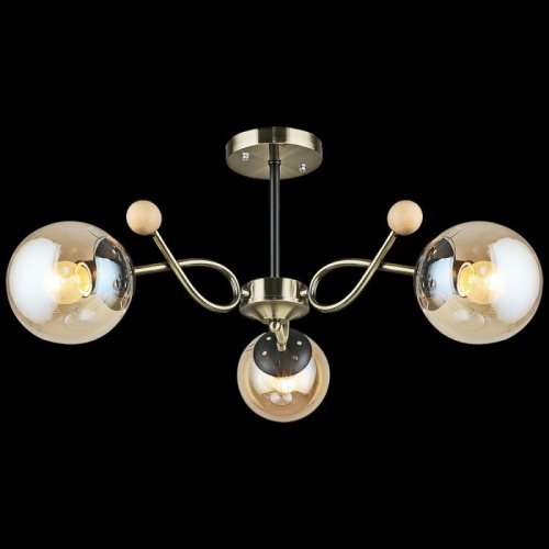 Потолочная люстра Reluce 02021-0.3-03 AB+BK