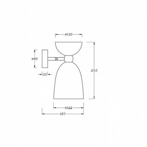 Бра Maytoni Cloches MOD113WL-01W Бра Maytoni Cloches MOD113WL-01W