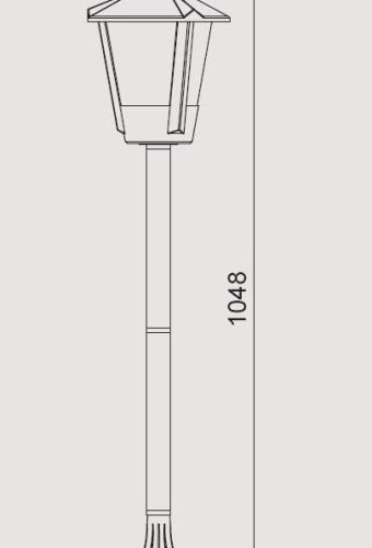 Наземный фонарь Oasis Light SEUL 11253SH Gr