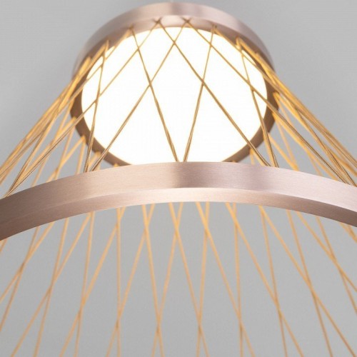 Подвесной светильник Eurosvet Cesta 40016/1 LED коричневый Подвесной светильник Eurosvet Cesta 40016/1 LED коричневый