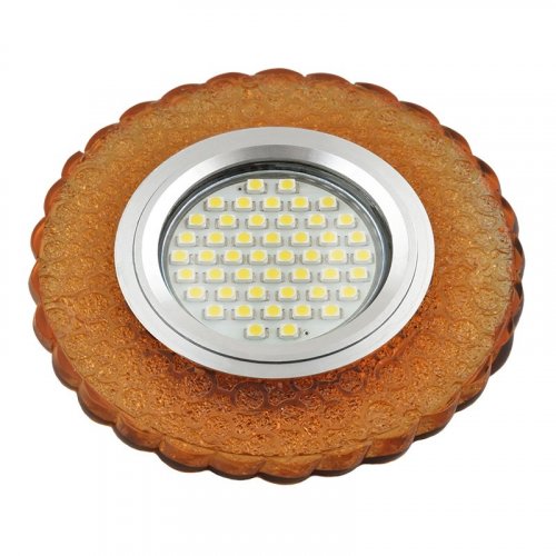 Встраиваемый светильник Fametto Luciole DLS-L140 Gu5.3 Glassy/Gold