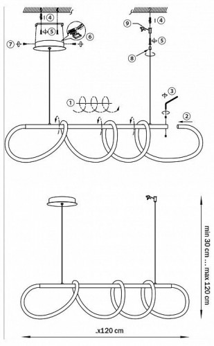 Подвесная люстра Lightstar Corinto 637093