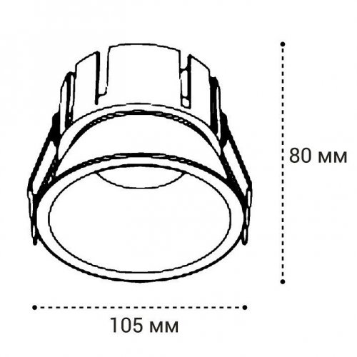 Встраиваемый светильник Italline IT06-6032 IT06-6032 white 4000K Встраиваемый светильник Italline IT06-6032 IT06-6032 white 4000K