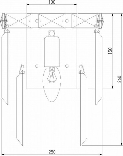 Накладной светильник Eurosvet Elegante 10130/1 золото/прозрачный хрусталь Strotskis