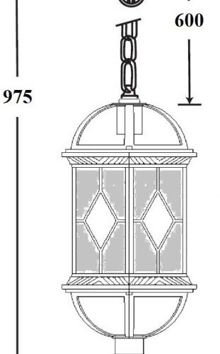 Уличный светильник подвесной SORENTO 92605 cover Bl Уличный светильник подвесной SORENTO 92605 cover Bl