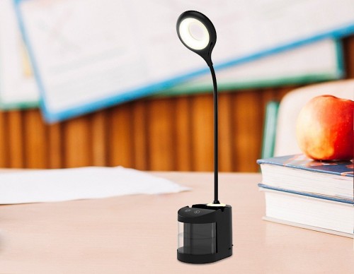 Настольная лампа офисная Ambrella light DE56 DE562 BK черный LED 4200K 4W