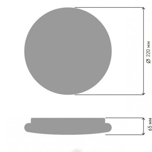 Потолочный светодиодный светильник ЭРА Slim без ДУ SPB-6 Slim 8 12-6K Б0050397