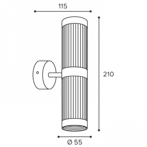 Накладной светильник Wolta LUXOR WSL-GU10/W19G