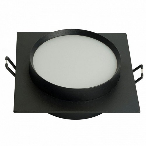 Светильник встраиваемый Feron DL506 потолочный GX53 черный круг 51357