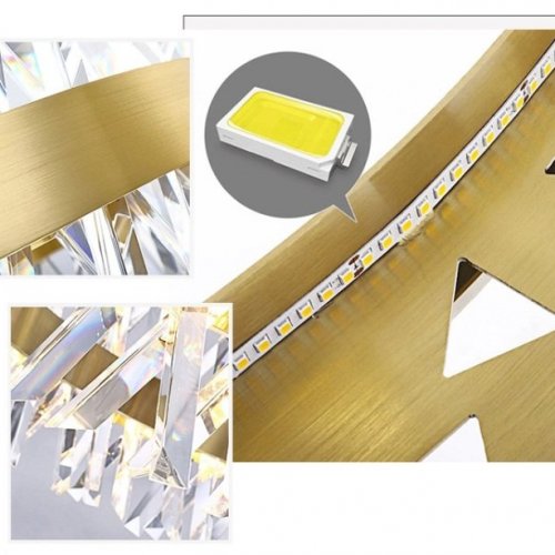 Подвесная люстра Akasha II 9967P/R/D800 gold Подвесная люстра Akasha II 9967P/R/D800 gold