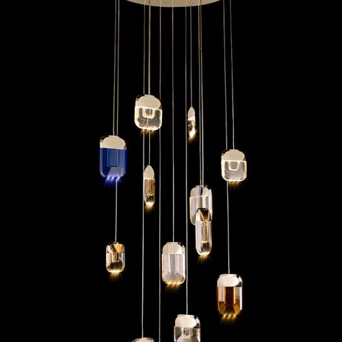 Подвесная люстра Natali LE7771/13 Gold