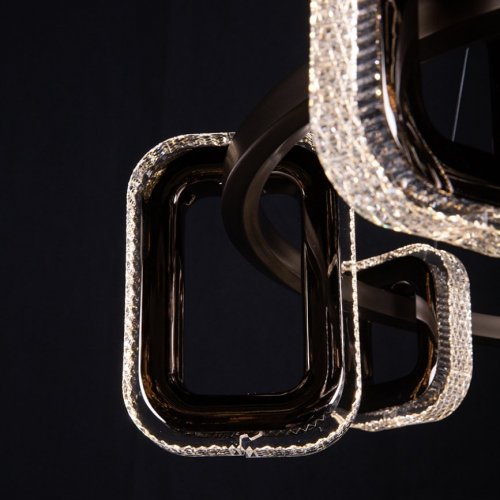 Подвесная люстра Theona LE7701/8 Grey/Black Chrome