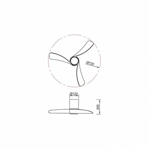 Люстра-вентилятор Mantra NEMO XS 9053