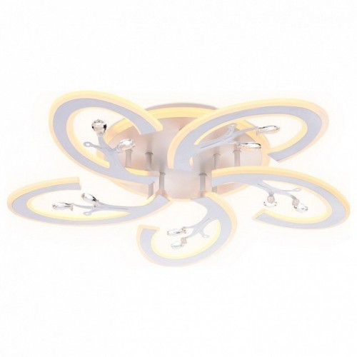 Накладной светильник Ambrella light Original 2 FA512/5 WH белый 120W 610*580*80 (ПДУ РАДИО 2.4G)