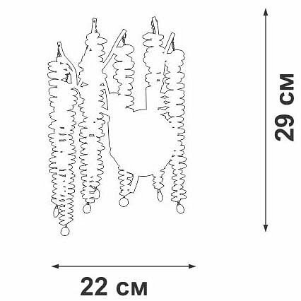 Бра V28551-1/2A Бра V28551-1/2A