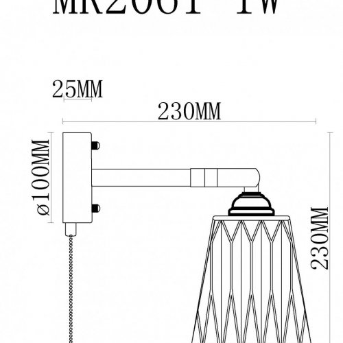 Бра Natalie MR2061-1W