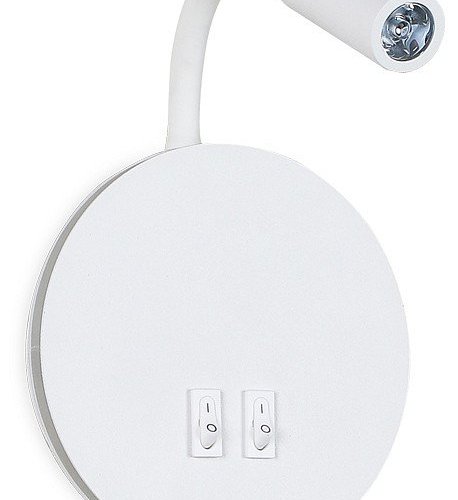 Бра с подсветкой Ambrella light Wall 10 FW295 SWH белый песок LED 6400К+4200K 6W+3W D150*163