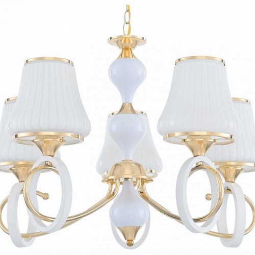 Подвесная люстра Arte Milano Florentia-2387 302387/5 Wh/Gd