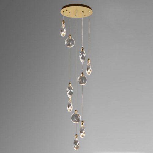 Подвесной светильник Colvin MT9176-10H titanium gold