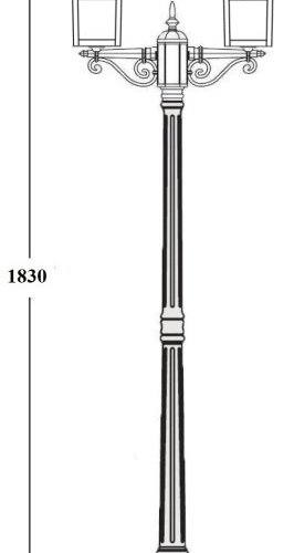 Наземный фонарь KRAKOV 2 87308A Gb