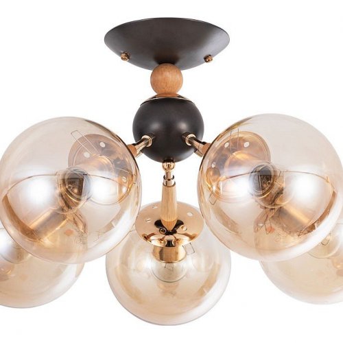 Потолочная люстра Arte Lamp Boston A4485PL-5BK Потолочная люстра Arte Lamp Boston A4485PL-5BK