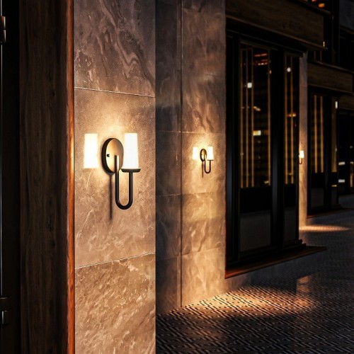 Уличный настенный светодиодный светильник ST Luce Candle SL9539.701.01