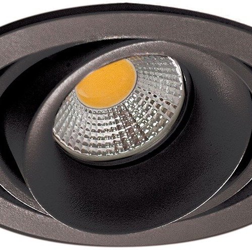 Точечный светильник Lumme DL18615/01WW-R Shiny black/Black