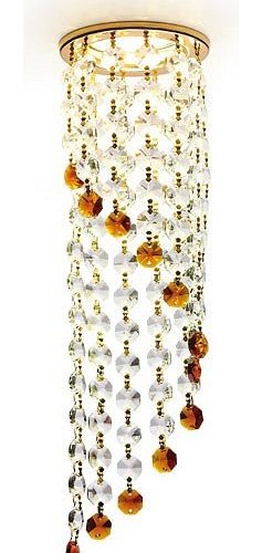 Встраиваемый светильник Ambrella light Crystal K3440 CL/BR/G