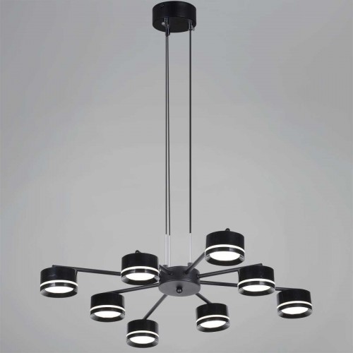 Подвесная люстра Reluce 19490-0.4-4+4 Black