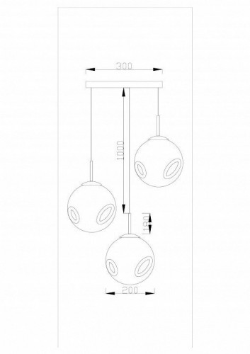 Подвесной светильник Moderli Amo V11524-3P