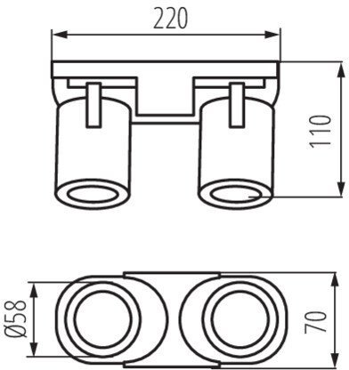 Спот Kanlux LAURIN EL-2I B 29123